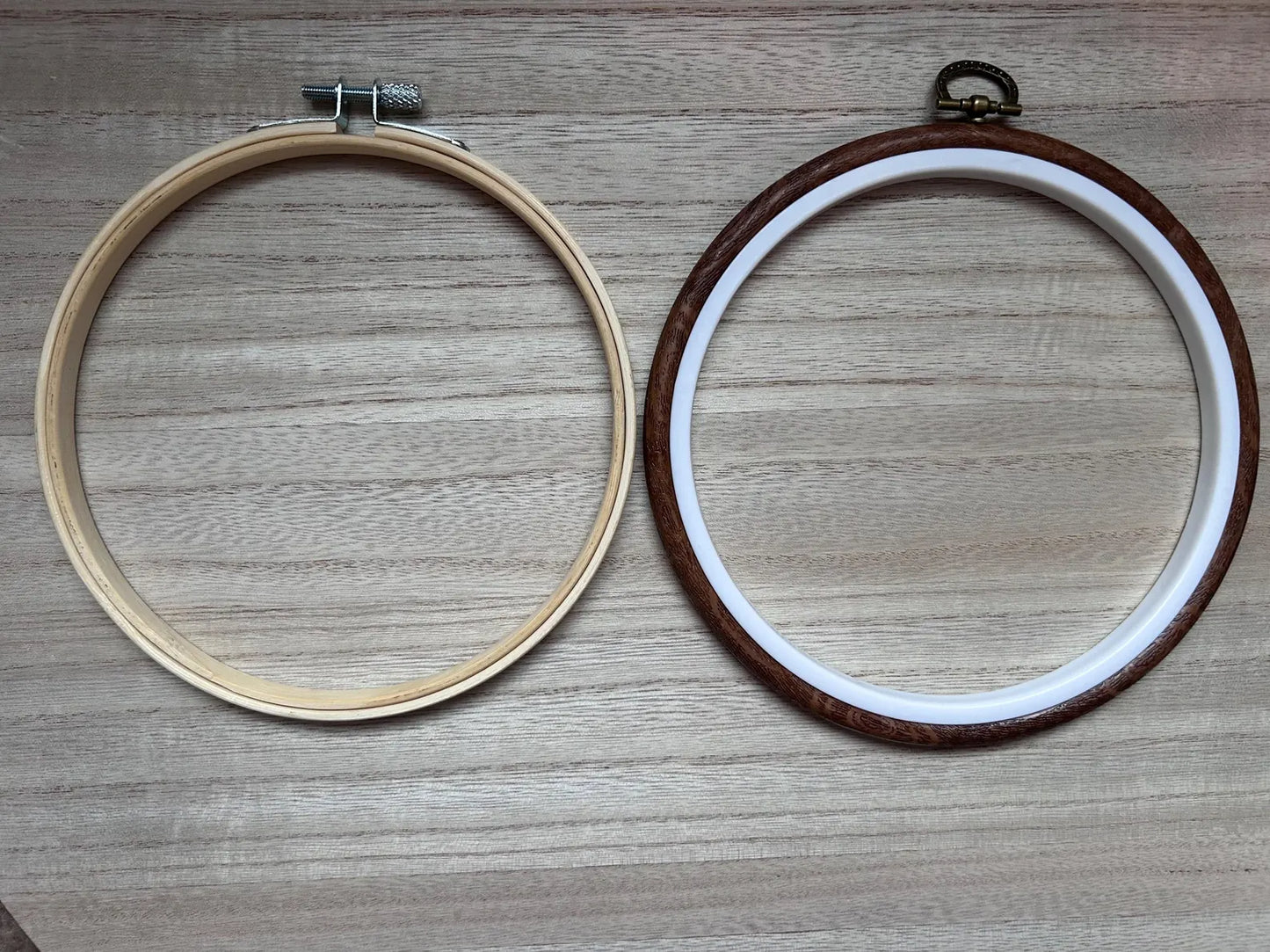 Autumn Leaves Embroidery Finished Hoop